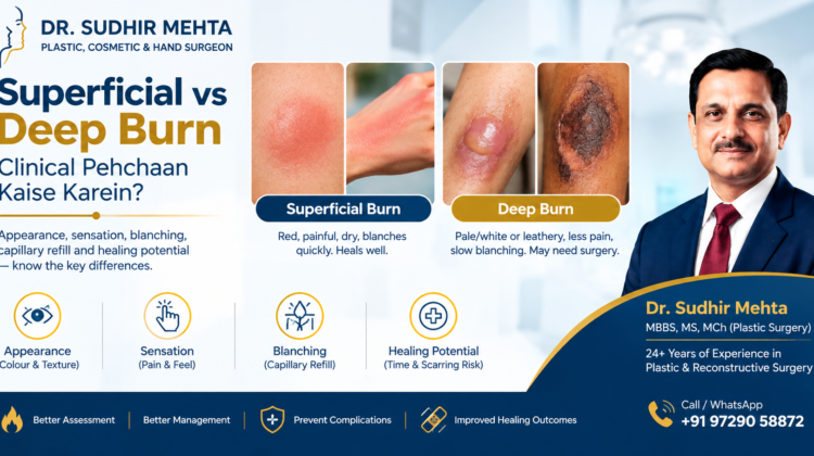 superficial vs deep burn